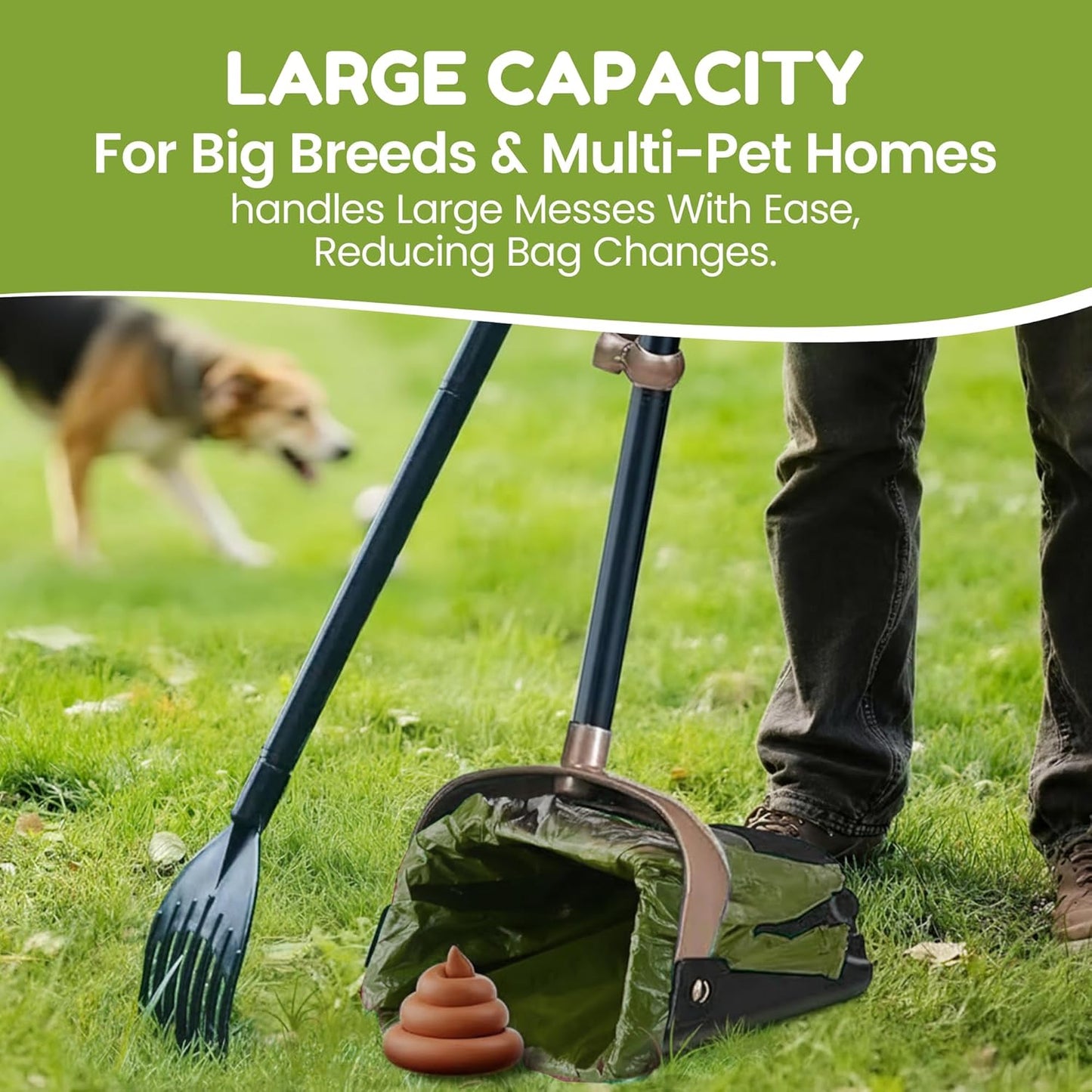 The Original Dootie Bag Is Back! Pooch Approved Large Dootie Bags, Dog Poop Bags. Strong, Leakproof - EZ Tie Handles. Perfect for Dogs & Cat Litter. Pet Waste Cleanup, Swivel Bin &  Scoopers.